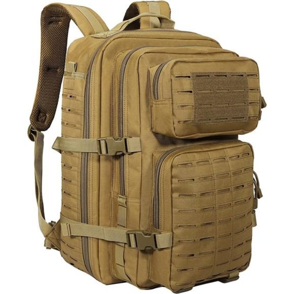 BOMTURN Military Backpack for Men Large Tactical Backpack 45L Army Backpack
